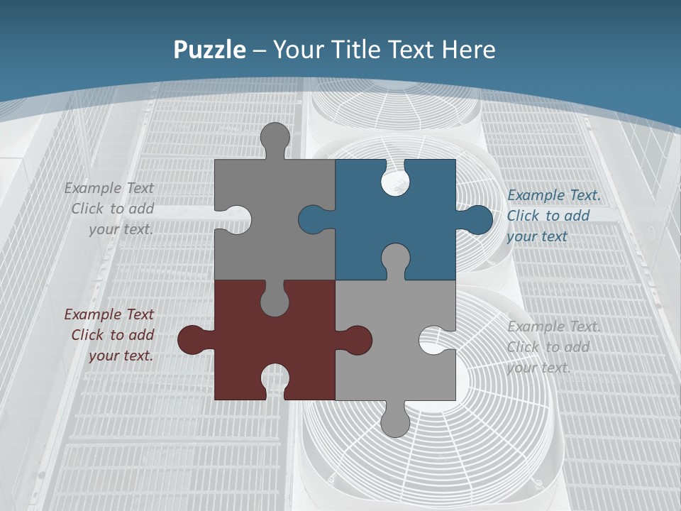 Industrial Units Cooling PowerPoint Template