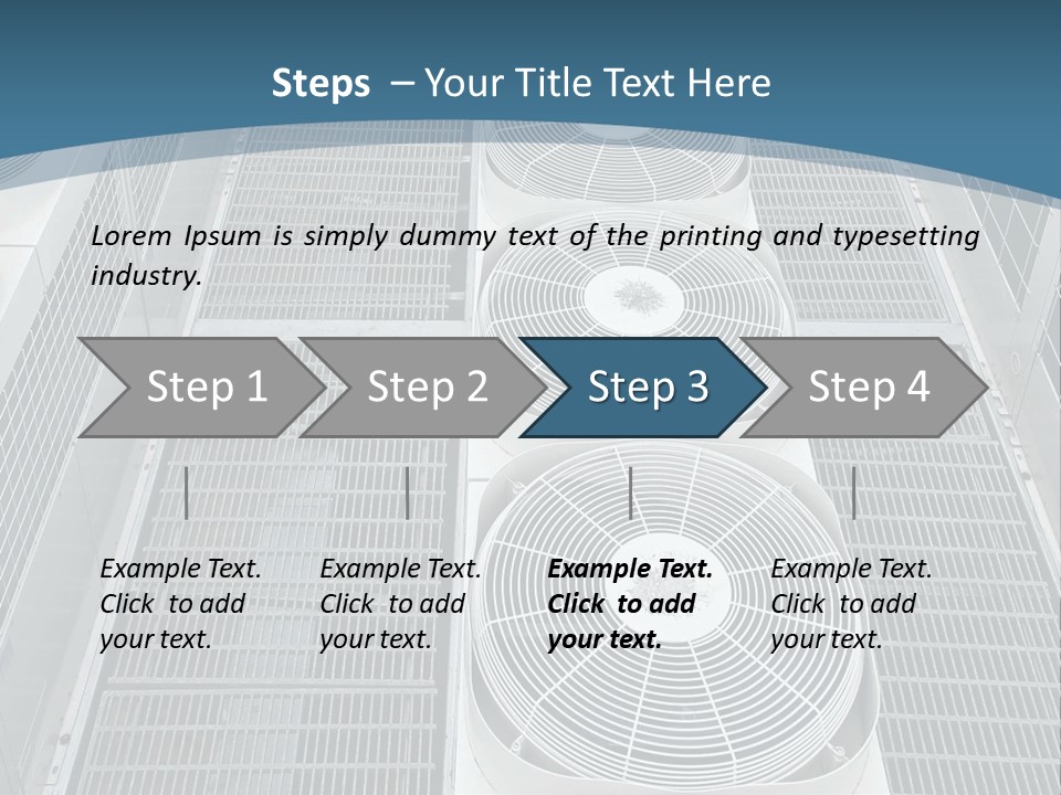 Industrial Units Cooling PowerPoint Template