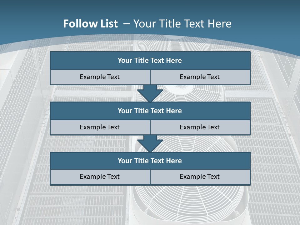 Industrial Units Cooling PowerPoint Template