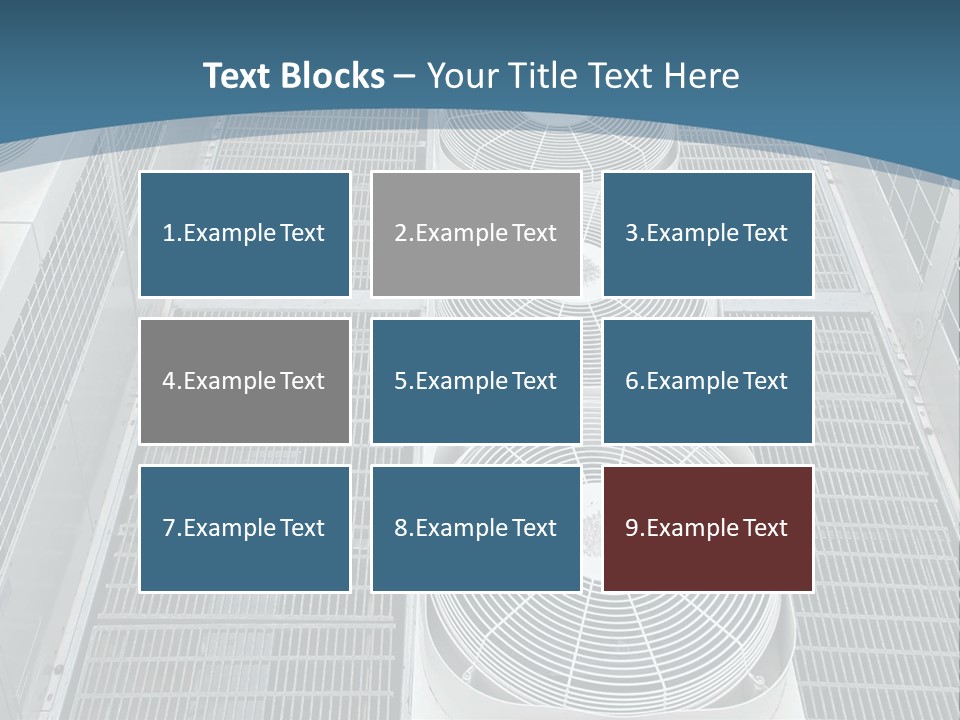 Industrial Units Cooling PowerPoint Template