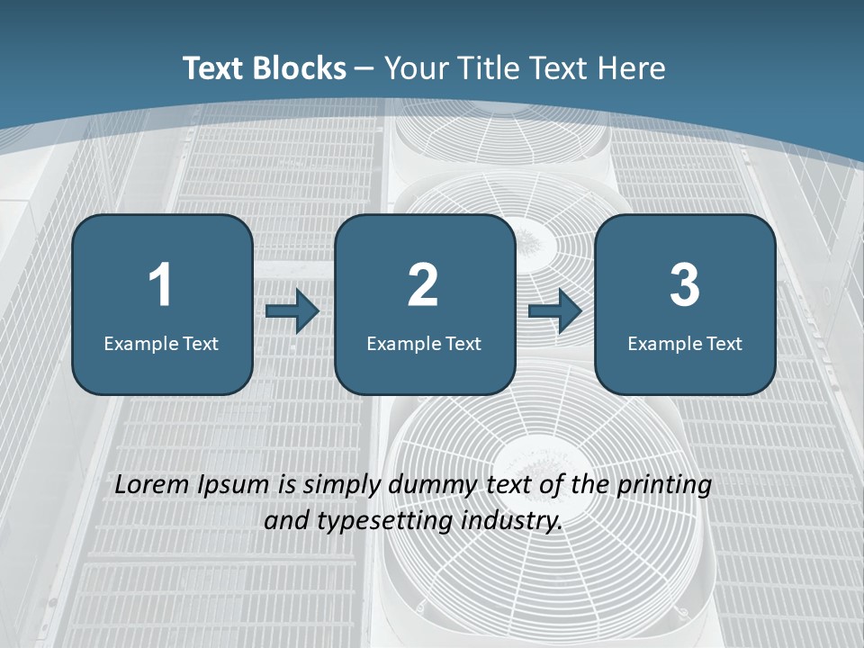 Industrial Units Cooling PowerPoint Template