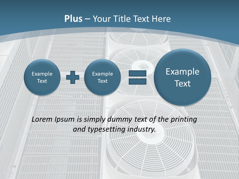 Industrial Units Cooling PowerPoint Template