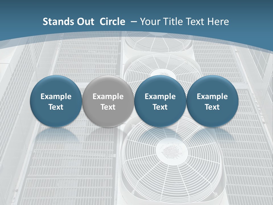 Industrial Units Cooling PowerPoint Template