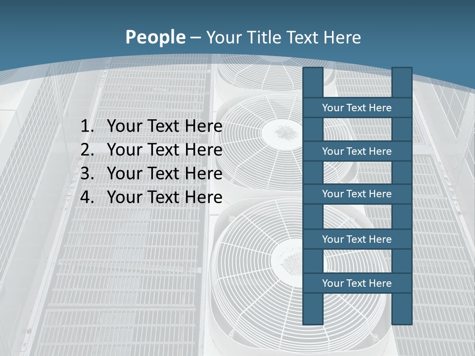 Industrial Units Cooling PowerPoint Template