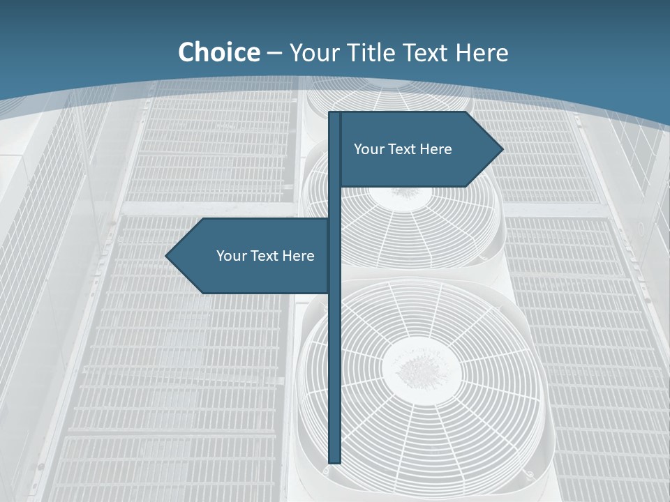 Industrial Units Cooling PowerPoint Template