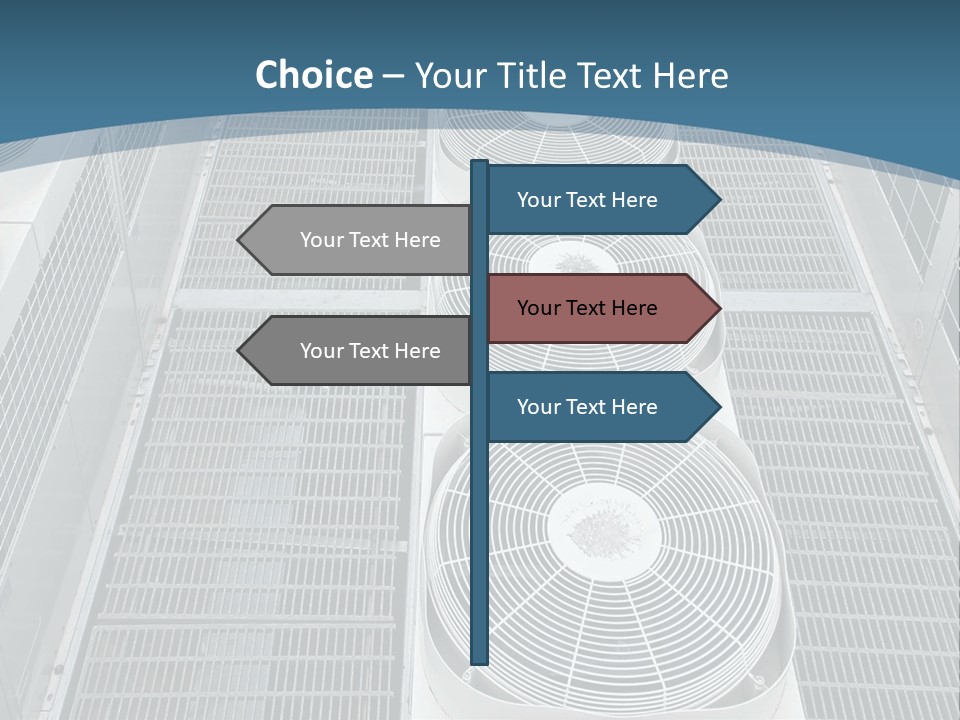Industrial Units Cooling PowerPoint Template