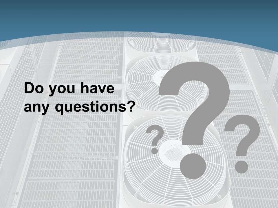 Industrial Units Cooling PowerPoint Template