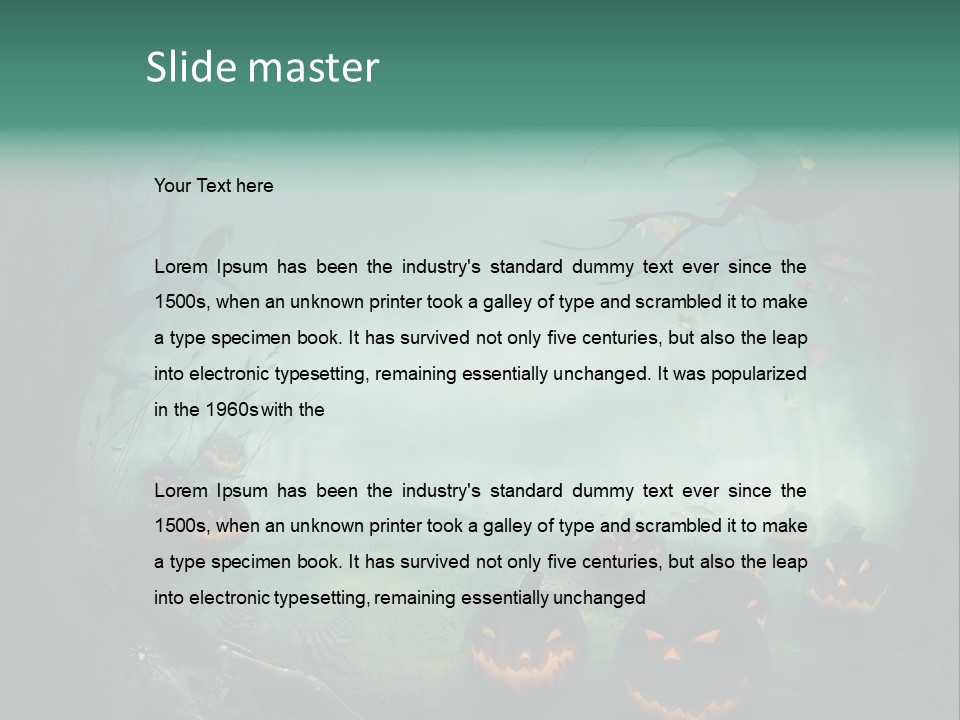 Halloween Sky Concept PowerPoint Template