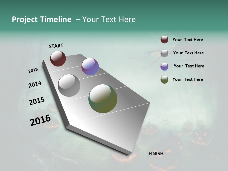 Halloween Sky Concept PowerPoint Template