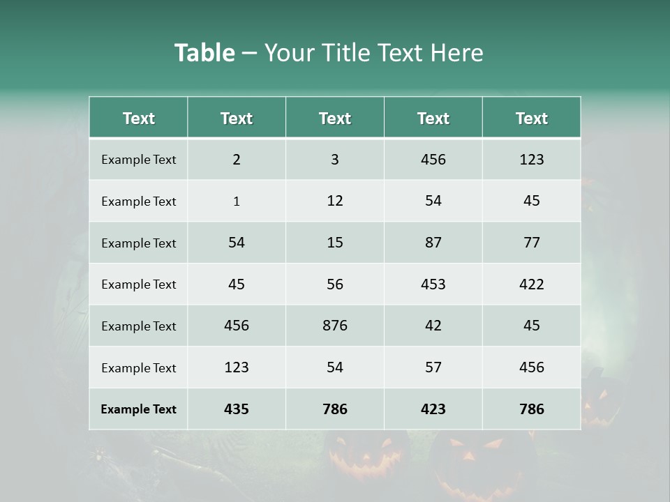 Halloween Sky Concept PowerPoint Template