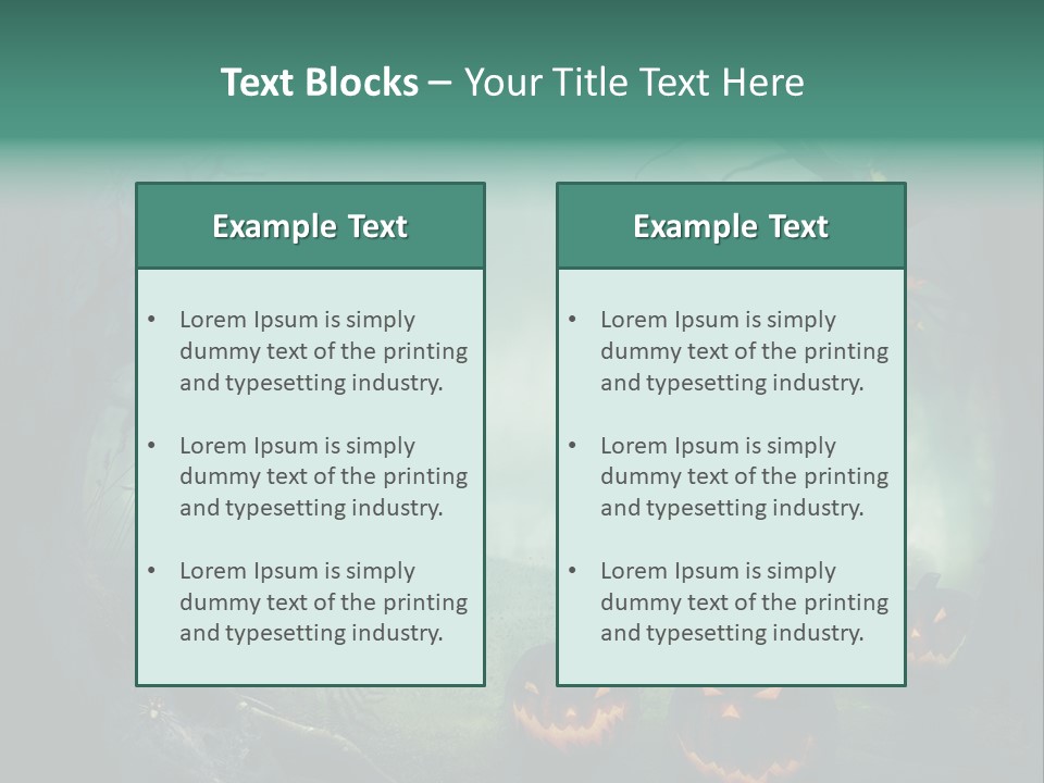Halloween Sky Concept PowerPoint Template