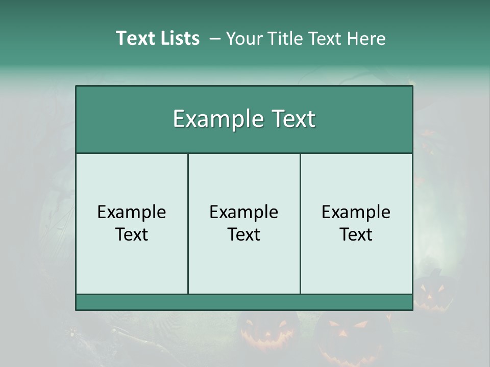 Halloween Sky Concept PowerPoint Template