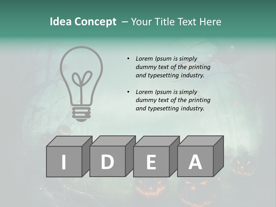 Halloween Sky Concept PowerPoint Template
