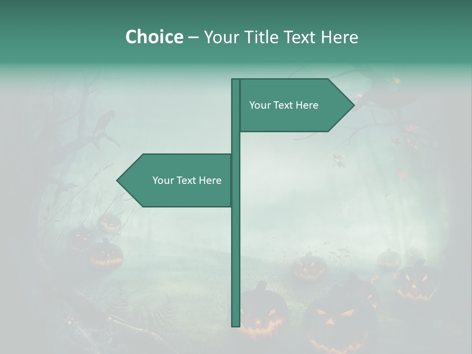 Halloween Sky Concept PowerPoint Template