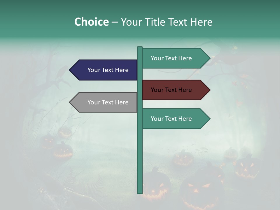 Halloween Sky Concept PowerPoint Template