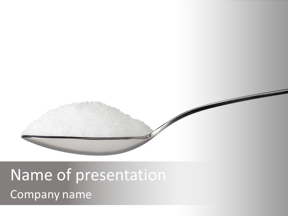 Refined Health Salt PowerPoint Template