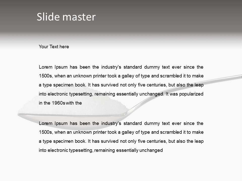 Refined Health Salt PowerPoint Template