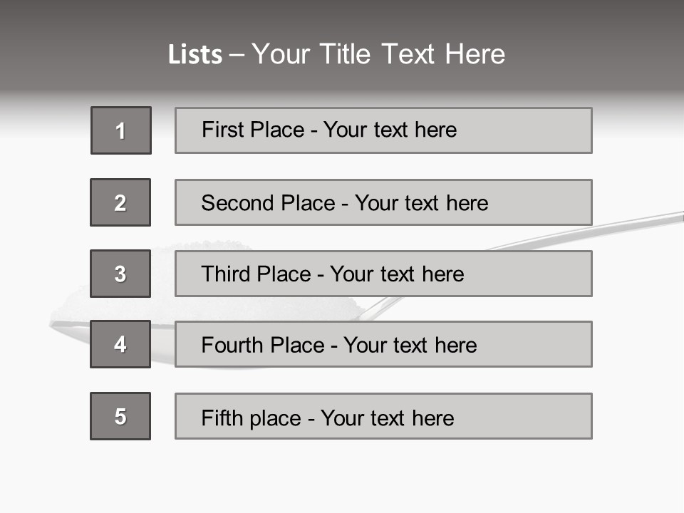 Refined Health Salt PowerPoint Template