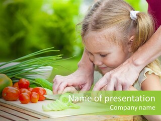 Vegan Salad Organic PowerPoint Template