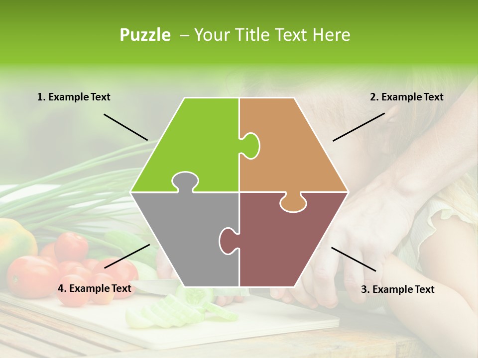 Vegan Salad Organic PowerPoint Template