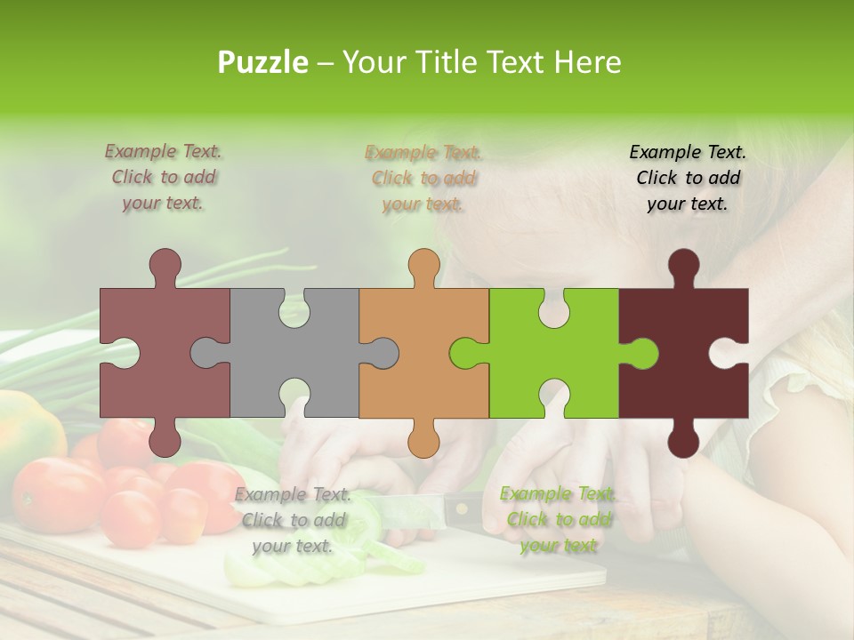 Vegan Salad Organic PowerPoint Template