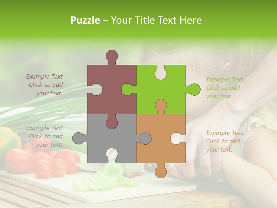 Vegan Salad Organic PowerPoint Template