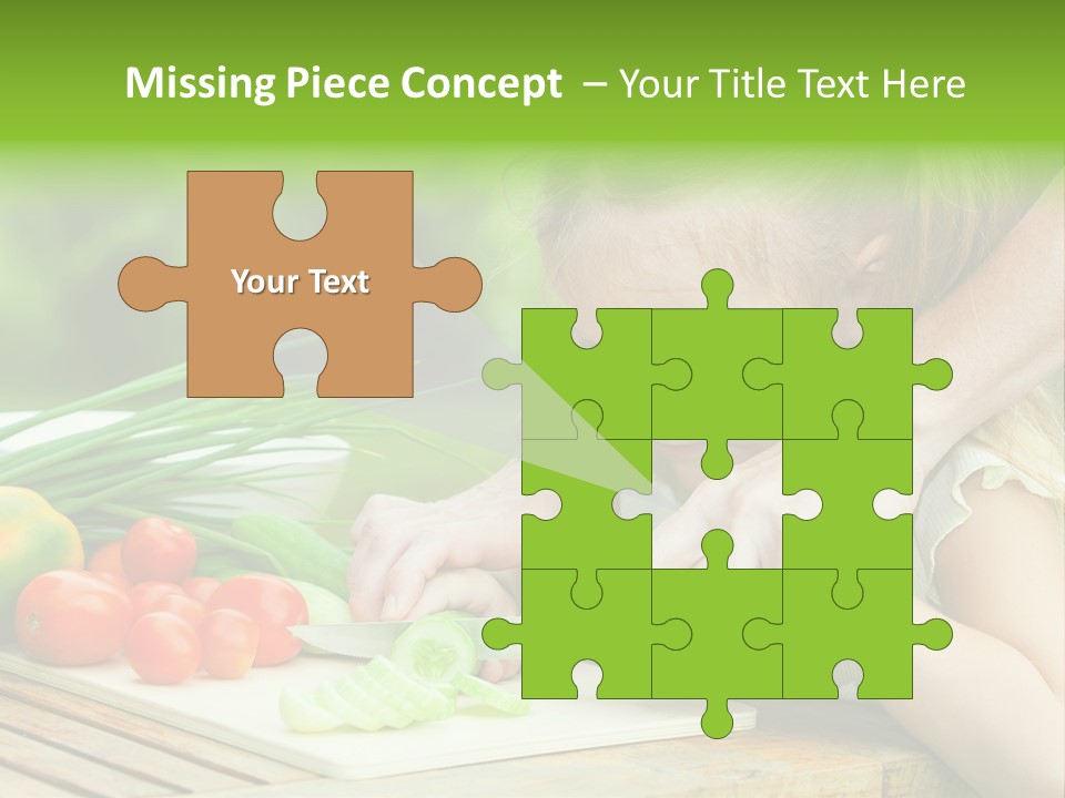 Vegan Salad Organic PowerPoint Template