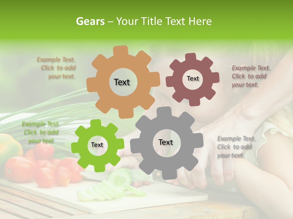 Vegan Salad Organic PowerPoint Template