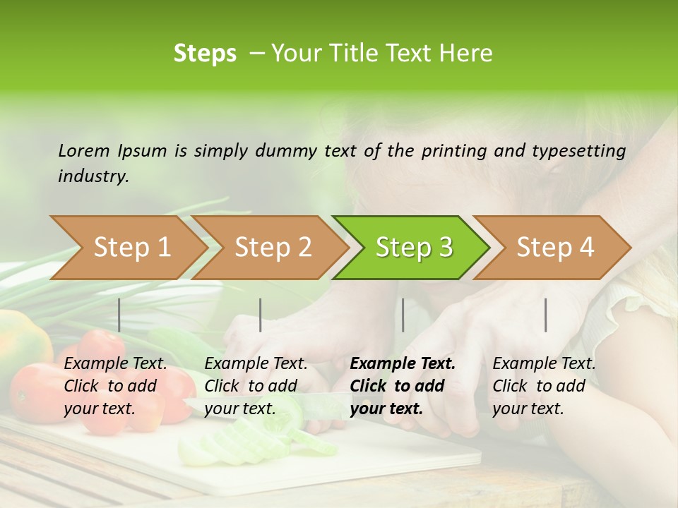 Vegan Salad Organic PowerPoint Template