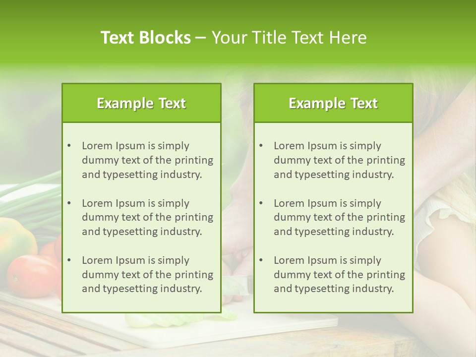 Vegan Salad Organic PowerPoint Template