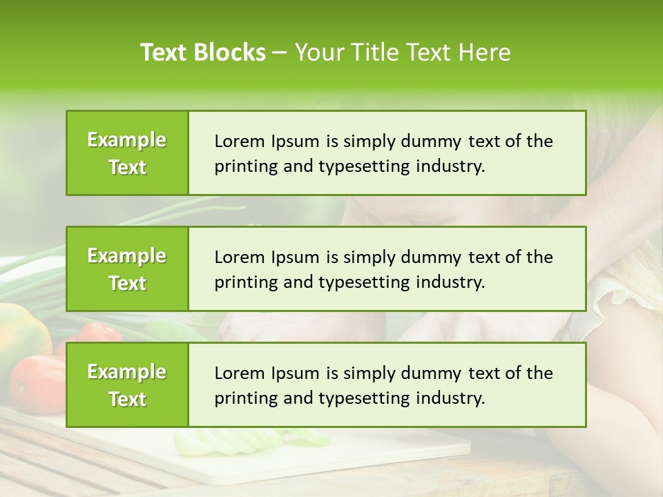 Vegan Salad Organic PowerPoint Template