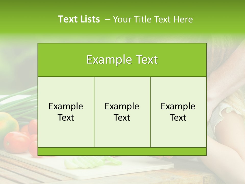 Vegan Salad Organic PowerPoint Template