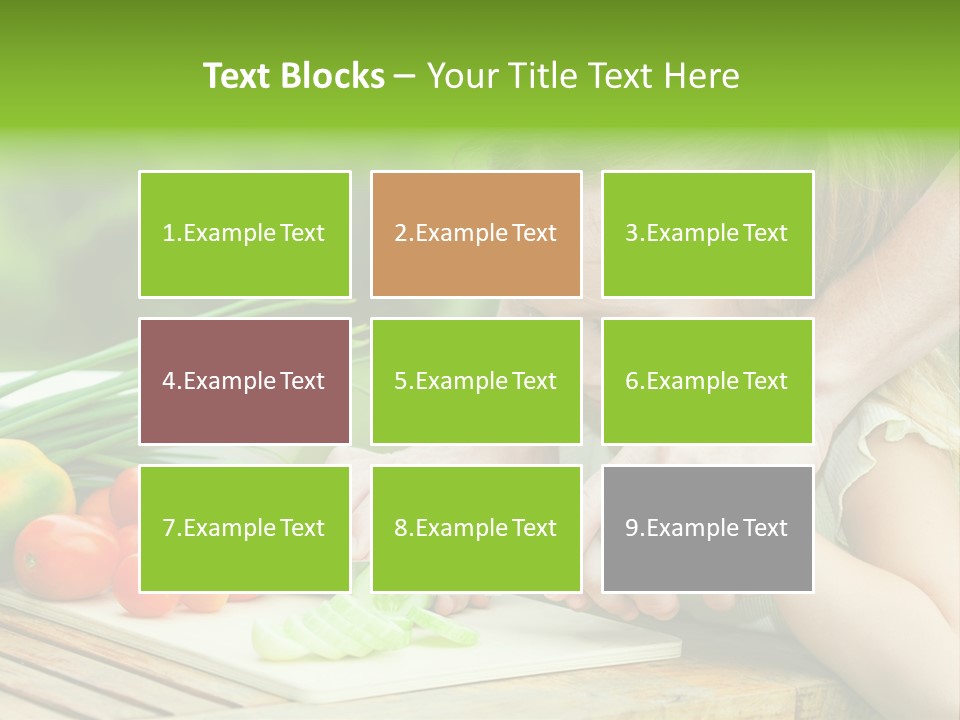 Vegan Salad Organic PowerPoint Template