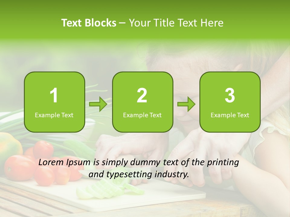 Vegan Salad Organic PowerPoint Template