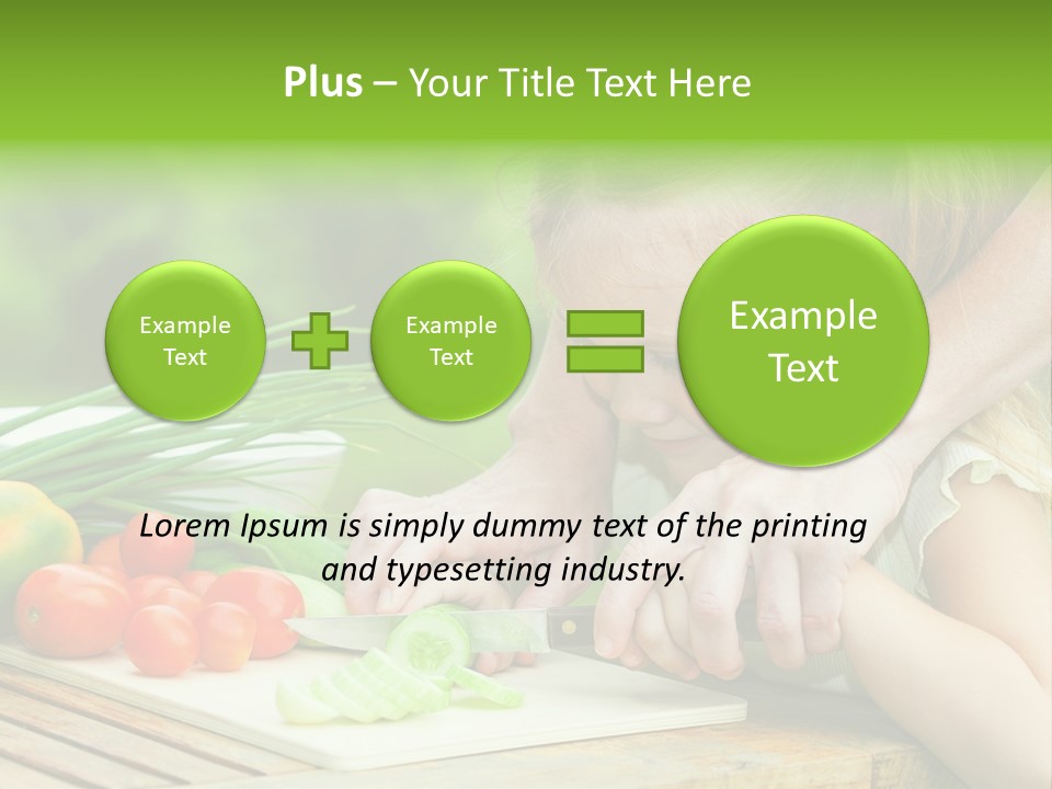 Vegan Salad Organic PowerPoint Template