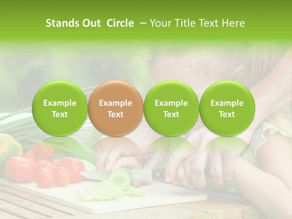 Vegan Salad Organic PowerPoint Template