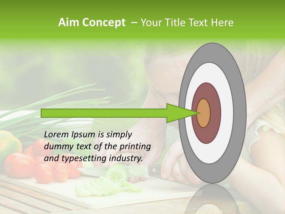 Vegan Salad Organic PowerPoint Template