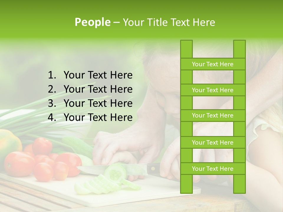 Vegan Salad Organic PowerPoint Template