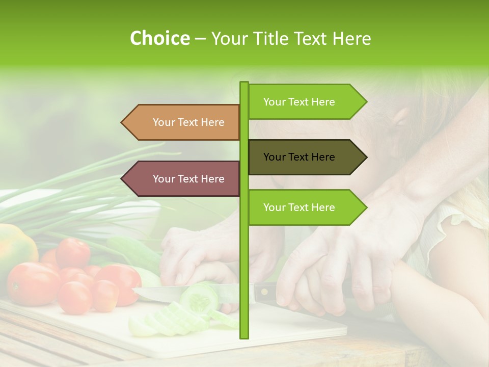 Vegan Salad Organic PowerPoint Template