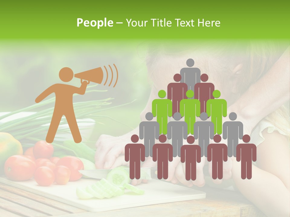 Vegan Salad Organic PowerPoint Template