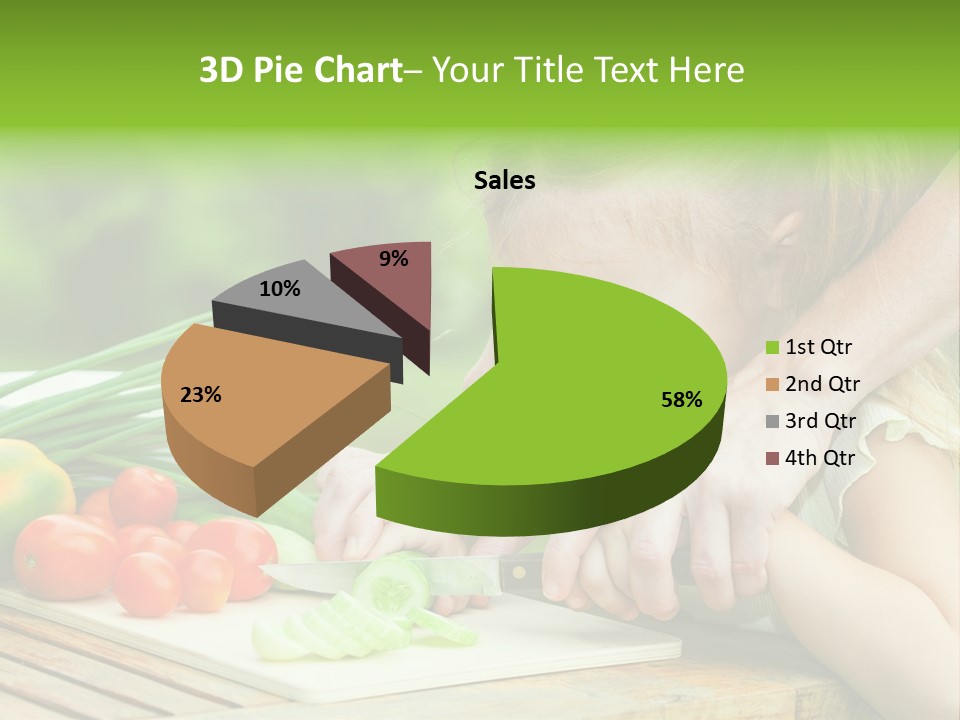 Vegan Salad Organic PowerPoint Template