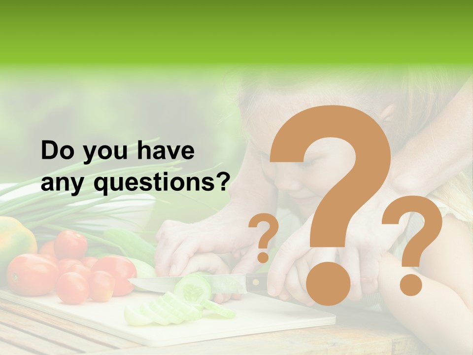 Vegan Salad Organic PowerPoint Template