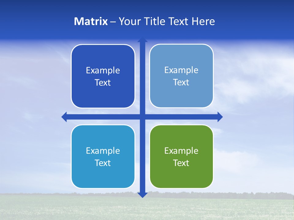 Scene Sky Land PowerPoint Template