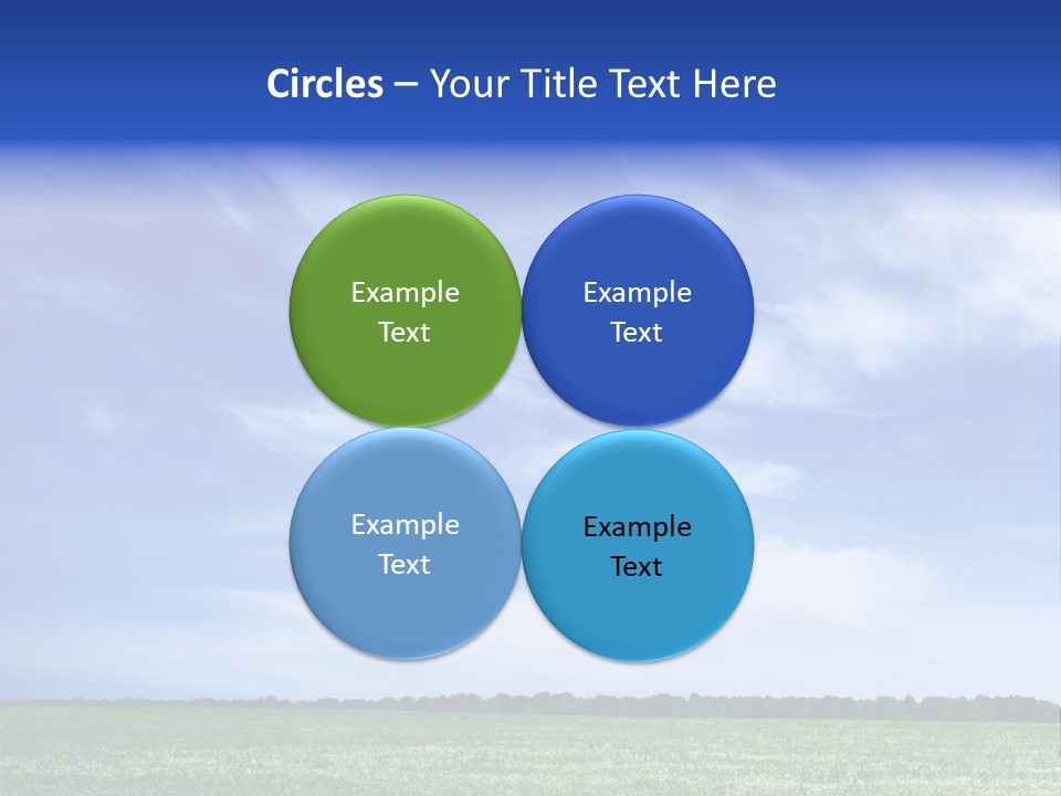 Scene Sky Land PowerPoint Template