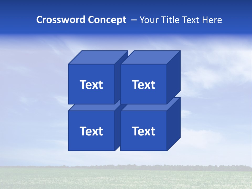 Scene Sky Land PowerPoint Template