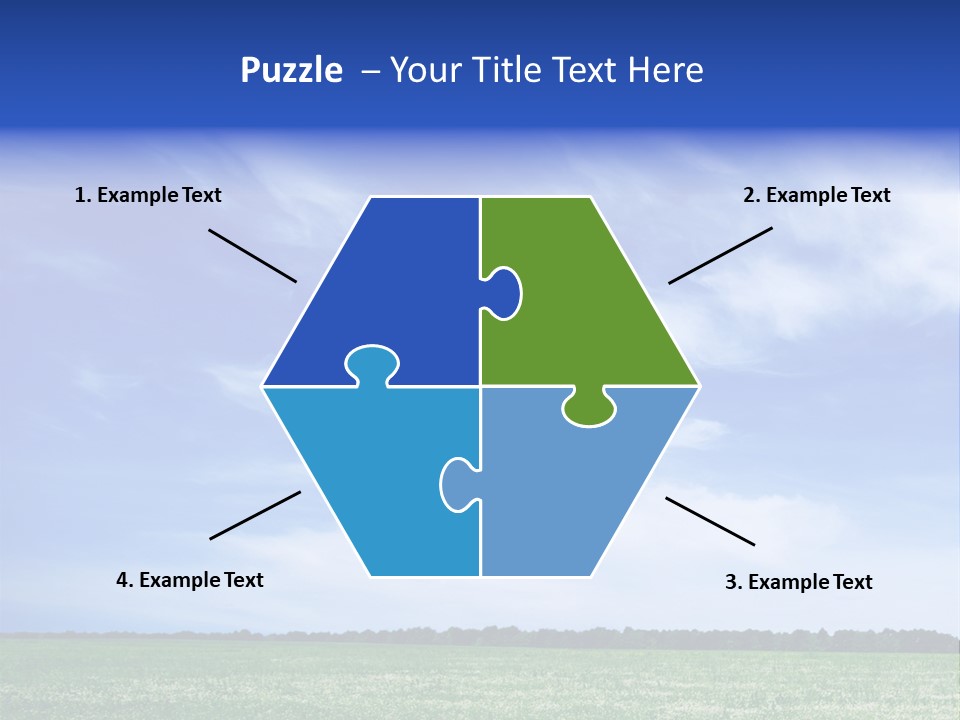 Scene Sky Land PowerPoint Template