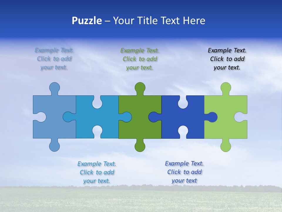 Scene Sky Land PowerPoint Template