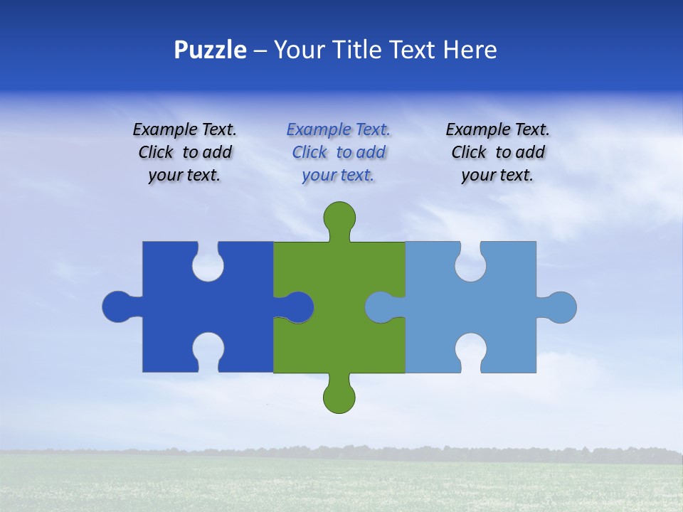 Scene Sky Land PowerPoint Template