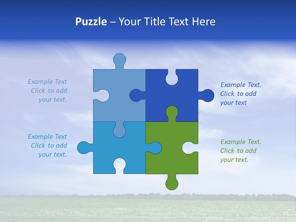 Scene Sky Land PowerPoint Template