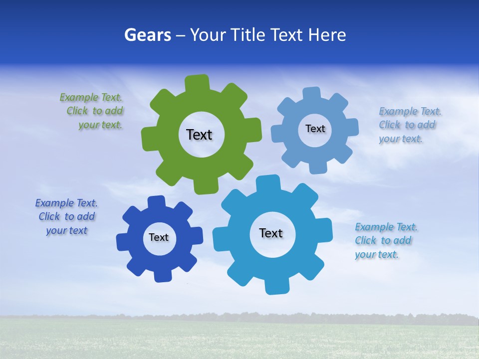 Scene Sky Land PowerPoint Template